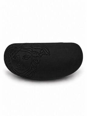 Rare Authentic Versace Medusa Black Hard Shell Eyeglass Sunglasses Case